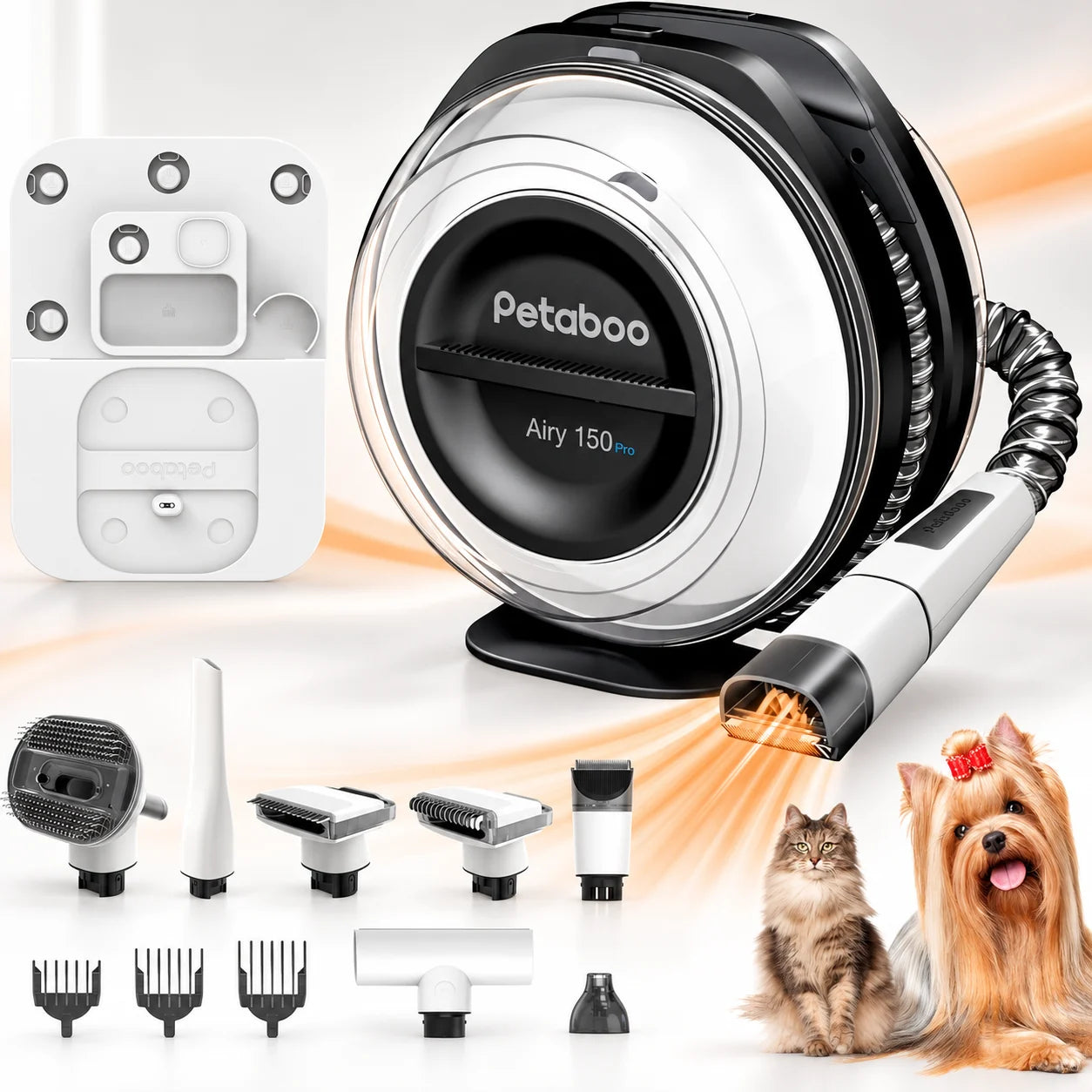 Petaboo A150 Pro Airy 150 Pro Cordless Hair Vacuum and Grooming Device 7-in-1 - Xmart