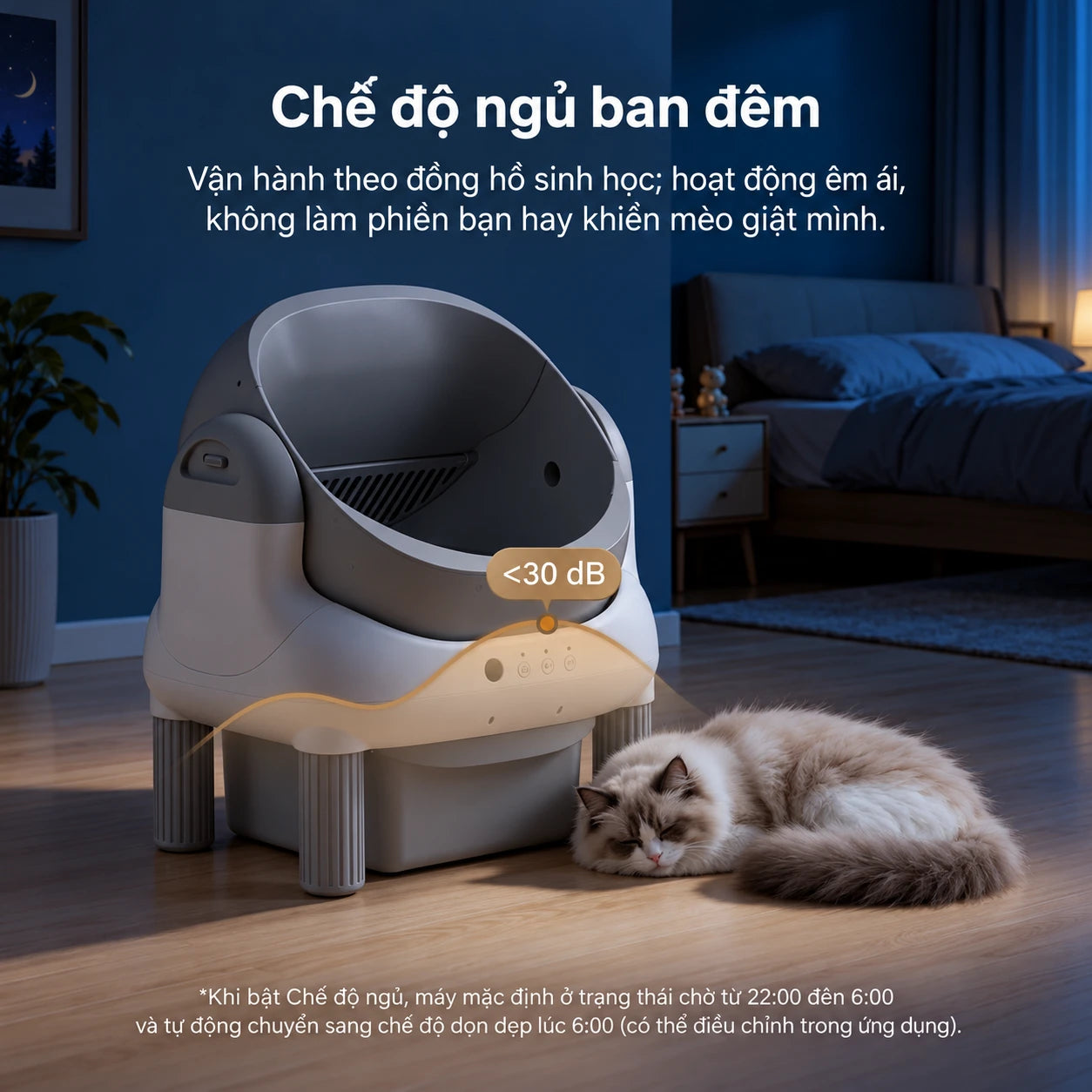 Nhà Vệ Sinh Mèo Tự Động Cửa Trên ELS PET 4076A-1 65L - Xmart