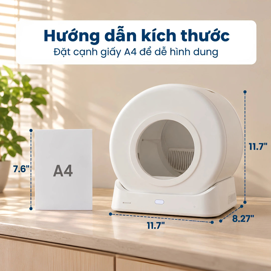 Pawgether CS2 Comfy Smart 2 Automatic Cat Litter Box, WiFi Control - Xmart