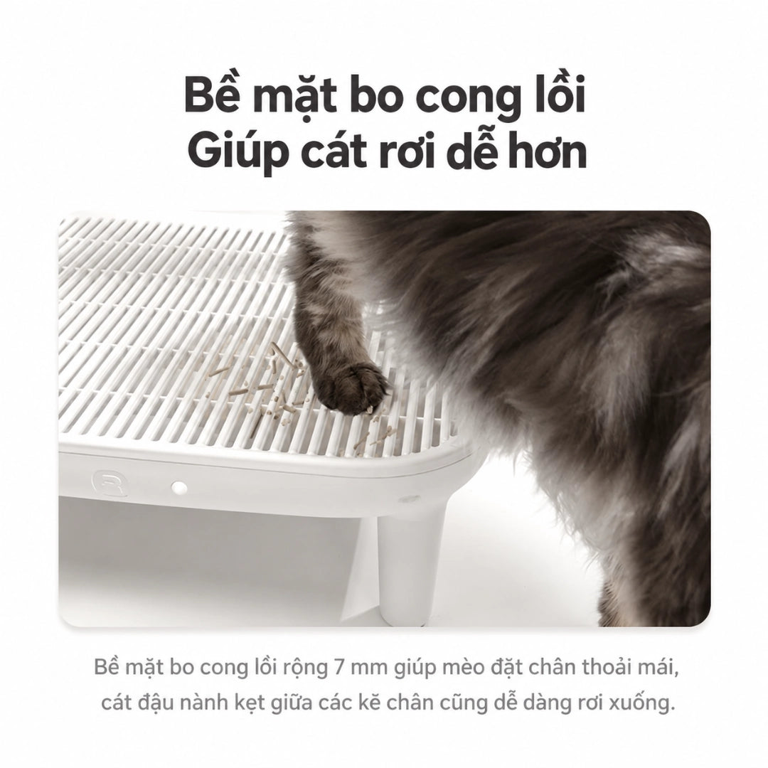 Homerunpet CS160.S01 Anti-Litter Step Platform for Cat Toilet - Xmart