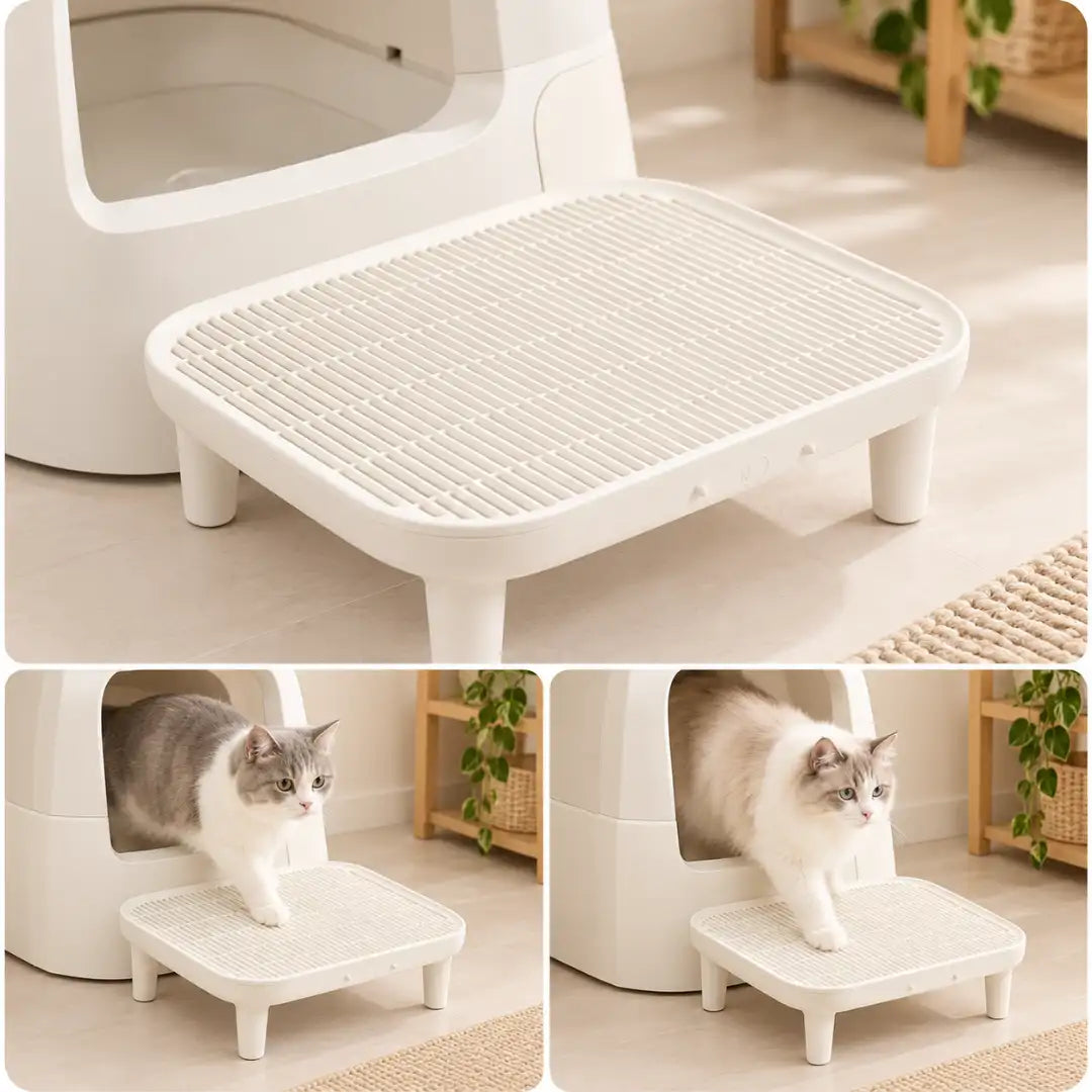 Homerunpet CS160.S01 Anti-Litter Step Platform for Cat Toilet - Xmart