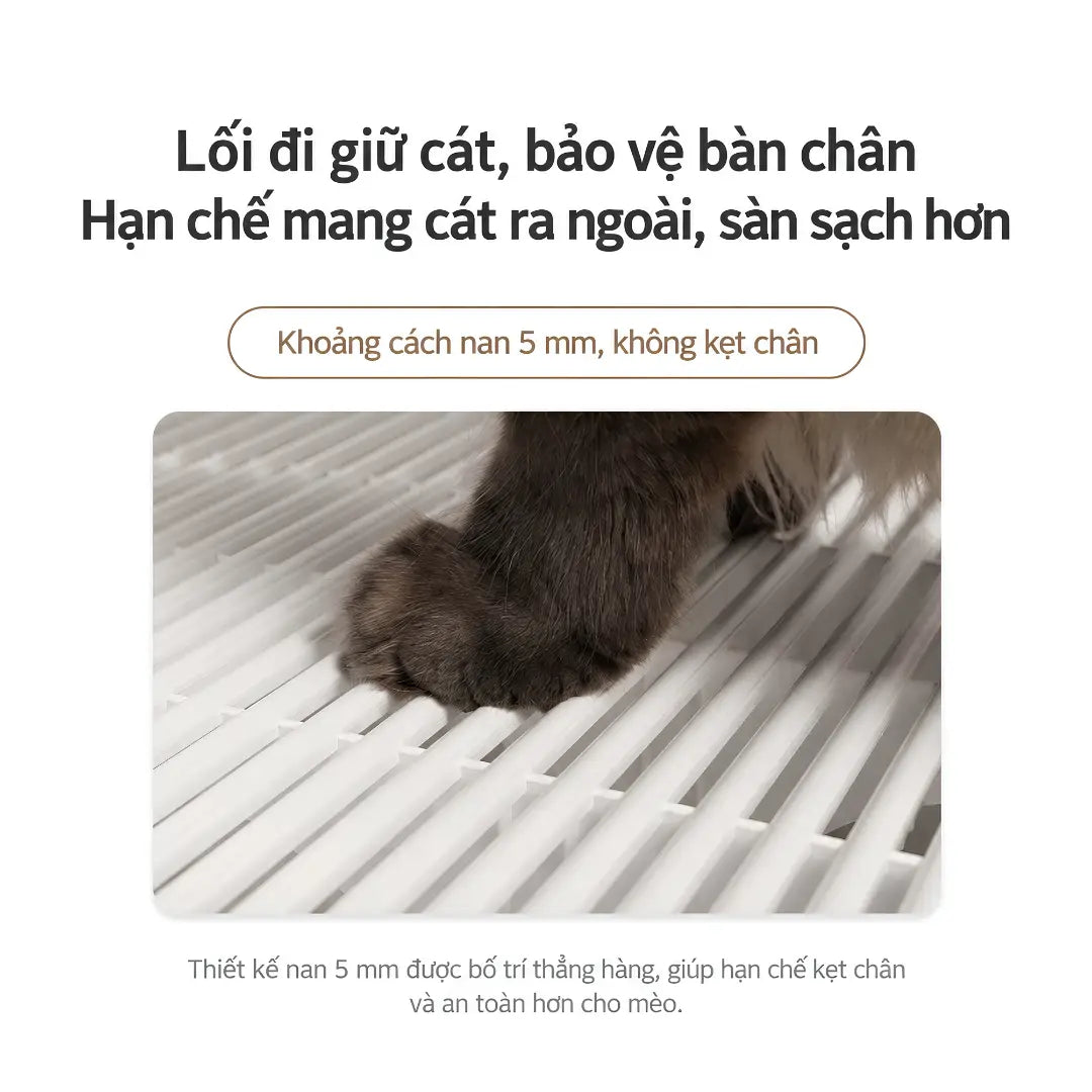 Homerunpet CS160.S01 Anti-Litter Step Platform for Cat Toilet - Xmart