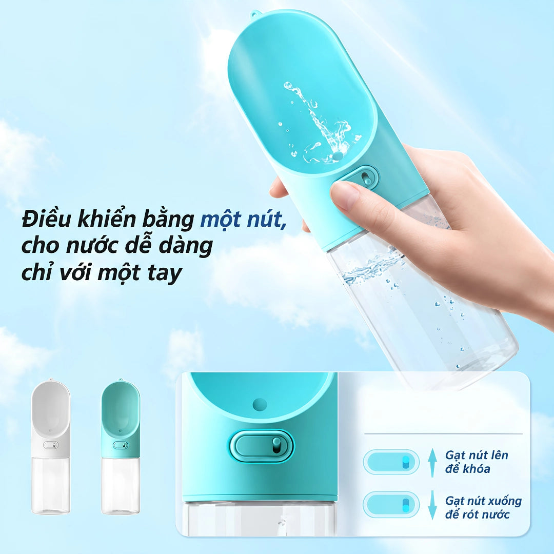 Pawgether PG1 Pure Go 1 300ml Travel Water Bottle for Dogs and Cats - Xmart
