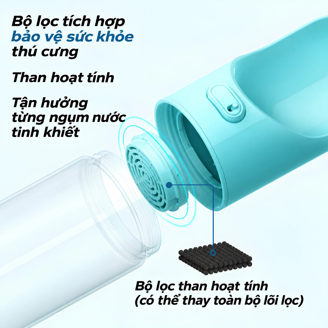 Pawgether PG1 Pure Go 1 300ml Travel Water Bottle for Dogs and Cats - Xmart