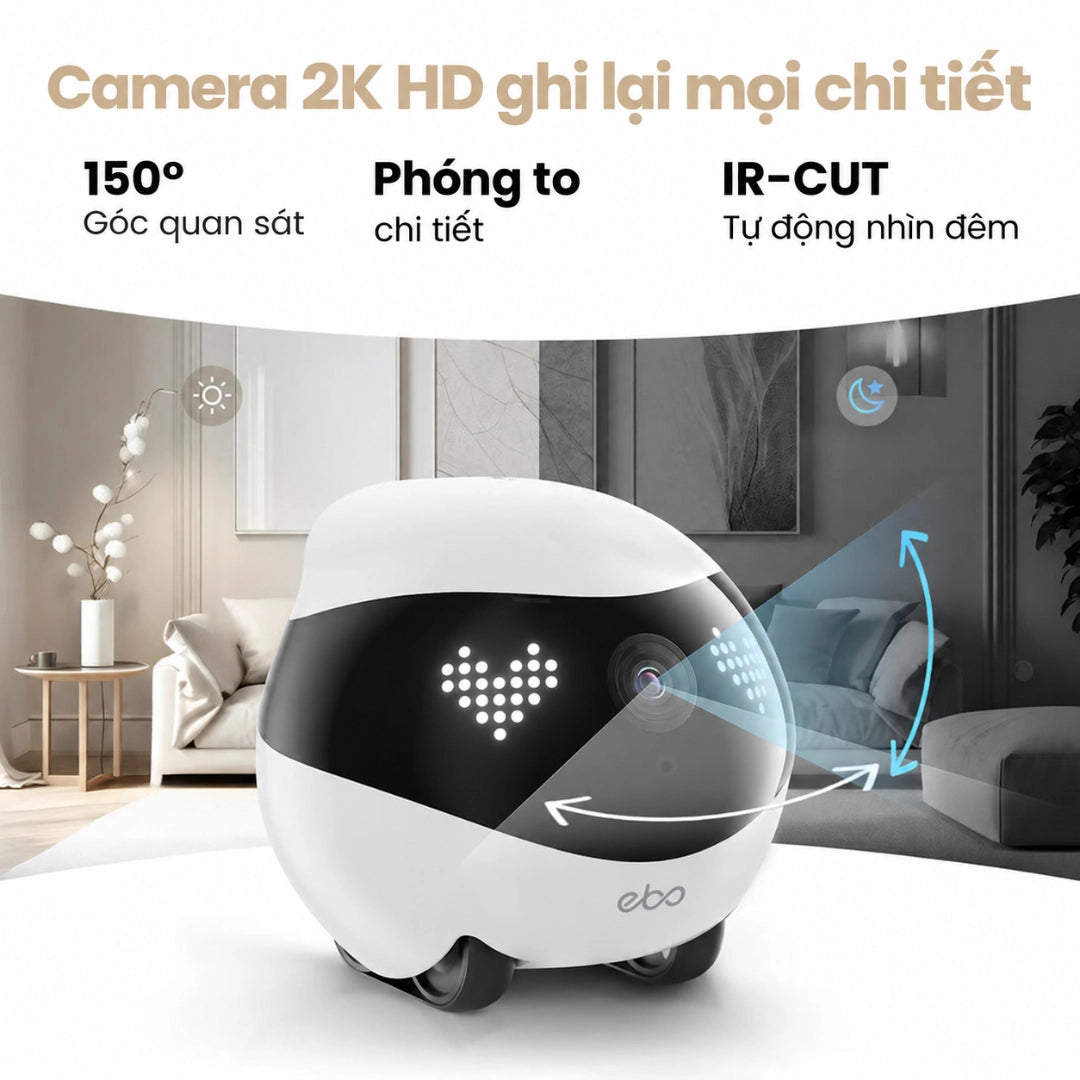 Enabot EBO Air 2 FamilyBot 2K Smart Camera Robot - Xmart