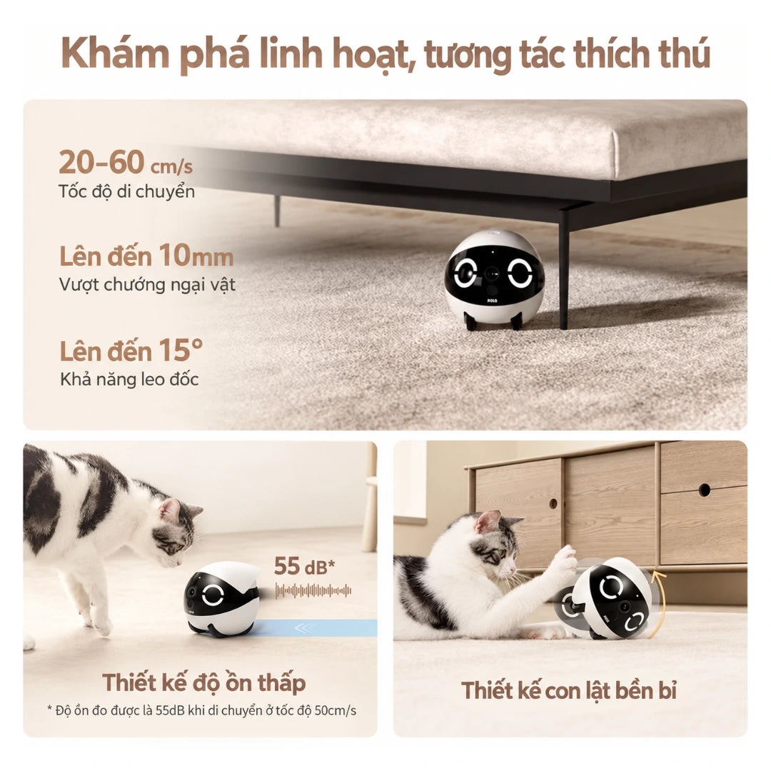 Robot Camera Theo Dõi Thú Cưng Enabot ROLA Mini 2K - Xmart
