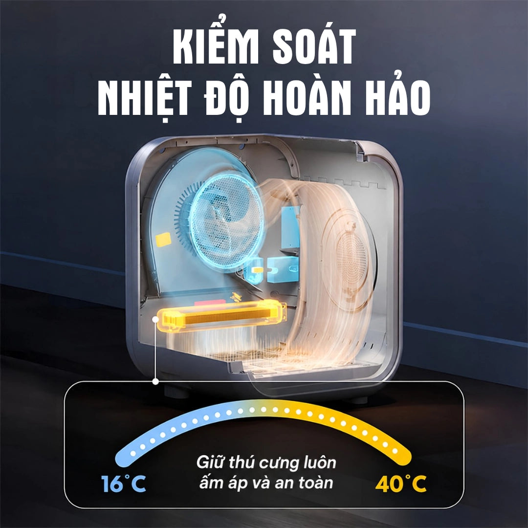Homerunpet Drybo Ultra PD60+ 62L Dog & Cat Hair Dryer – Automatic Drying Chamber - Xmart