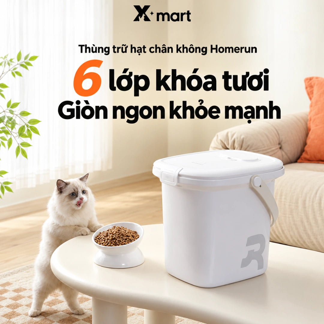 Hộp Đựng Thức Ăn Hút Chân Không Homerunpet FT10 - Xmart