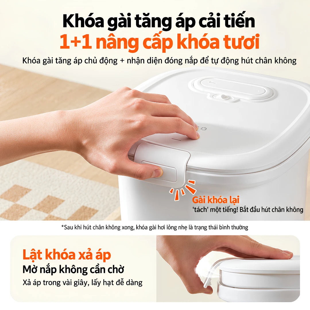 Hộp Đựng Thức Ăn Hút Chân Không Homerunpet FT10 - Xmart