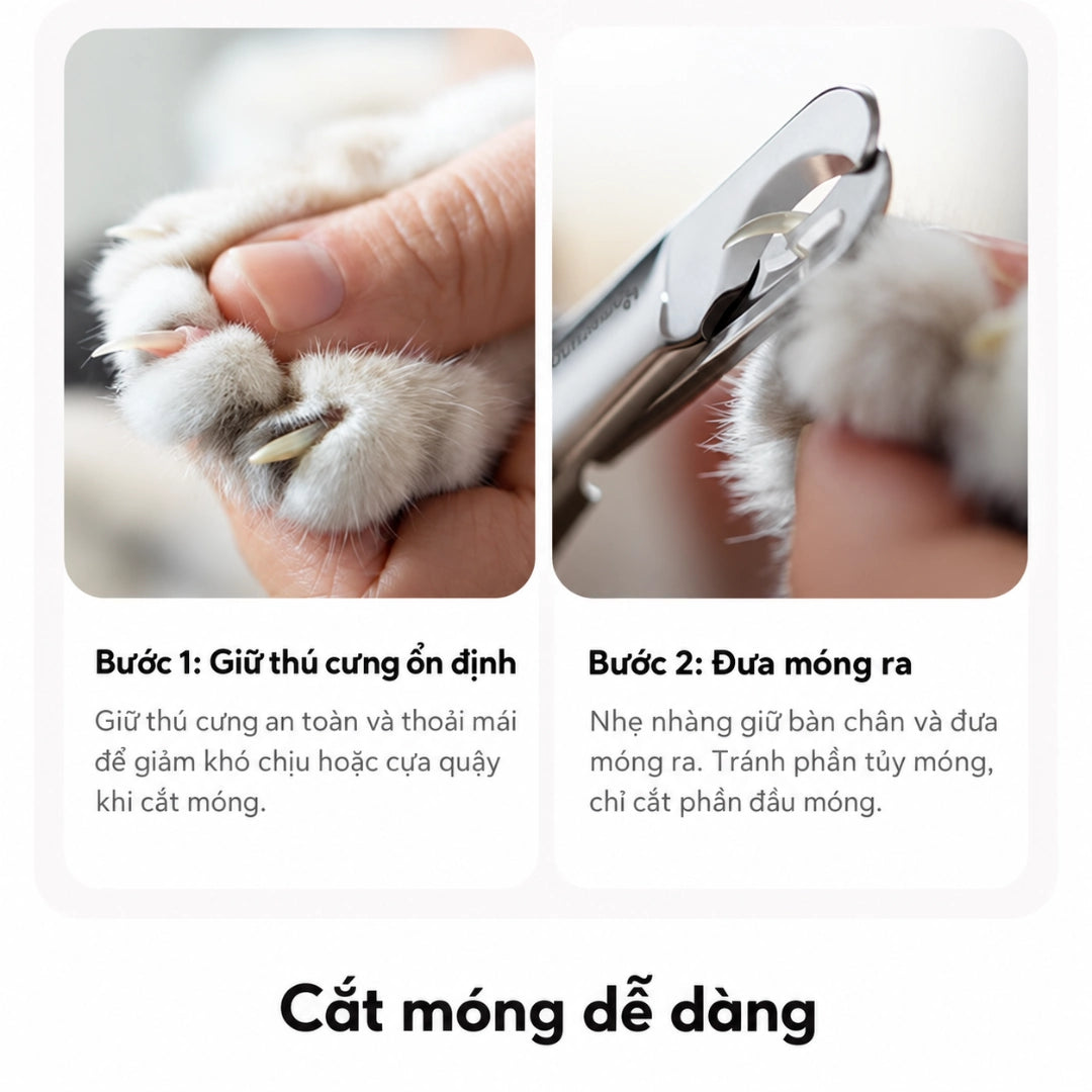 Kềm Cắt Móng Cho Mèo Và Chó Nhỏ Homerunpet NC10 - Xmart