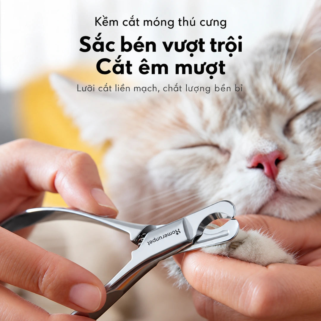 Kềm Cắt Móng Cho Mèo Và Chó Nhỏ Homerunpet NC10 - Xmart