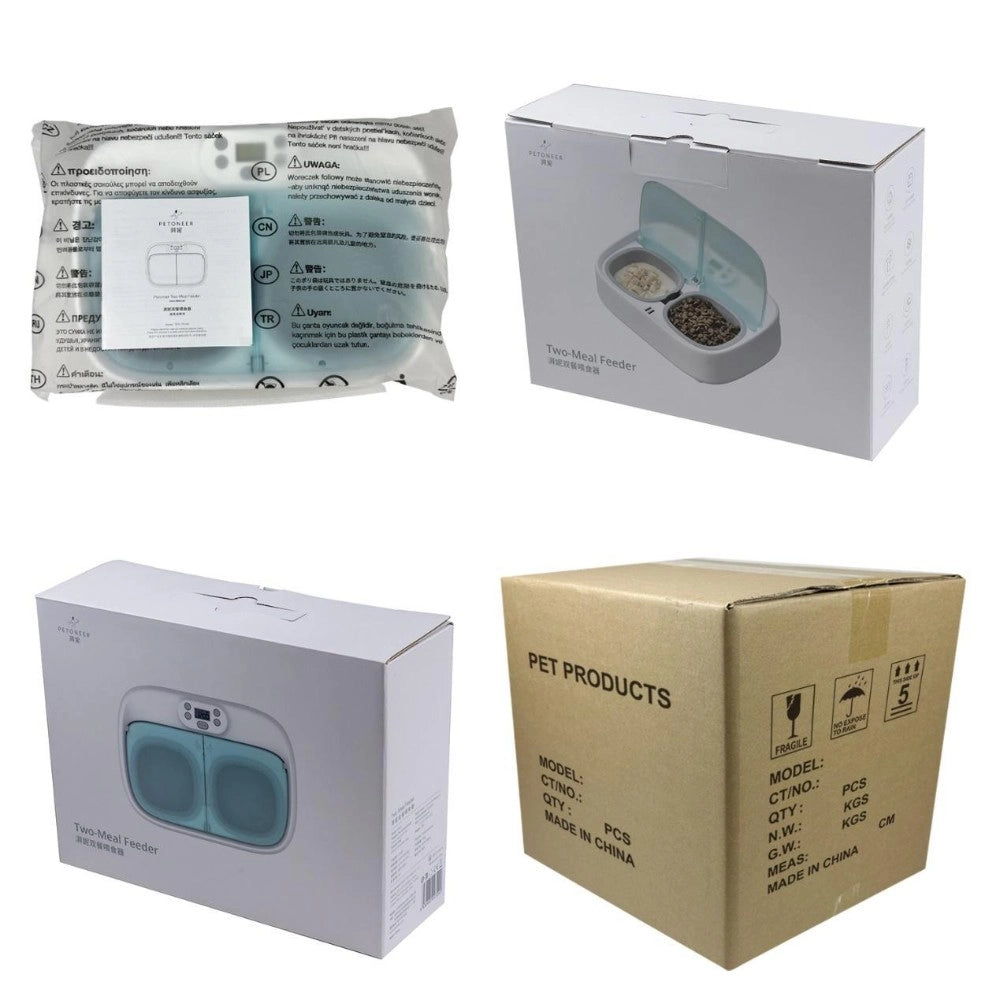 Petoneer PF003 Two Meal Feeder - Xmart