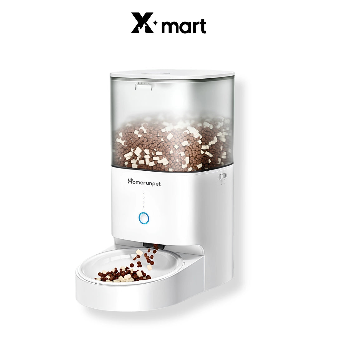 Homerunpet PF20 4L Automatic Dog & Cat Feeder - WiFi, App Control - Xmart
