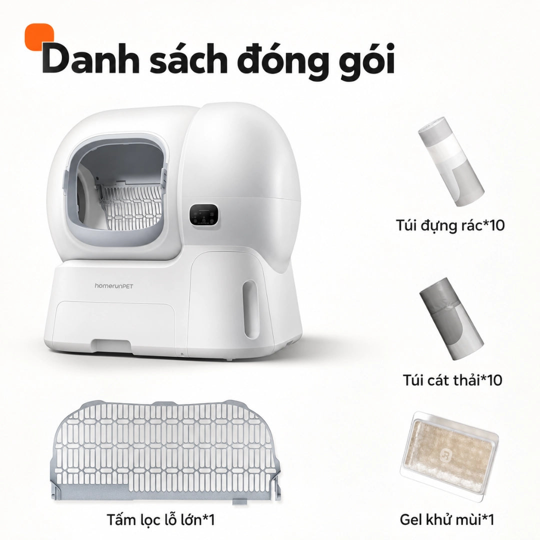 Homerunpet CS106 Automatic Cat Toilet – Automatic Waste Cleaning - Xmart