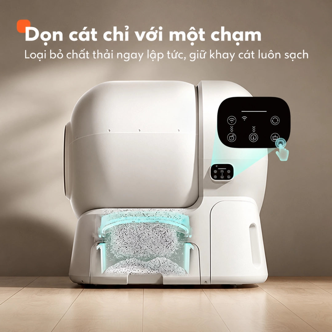 Homerunpet CS106 Automatic Cat Toilet – Automatic Waste Cleaning - Xmart