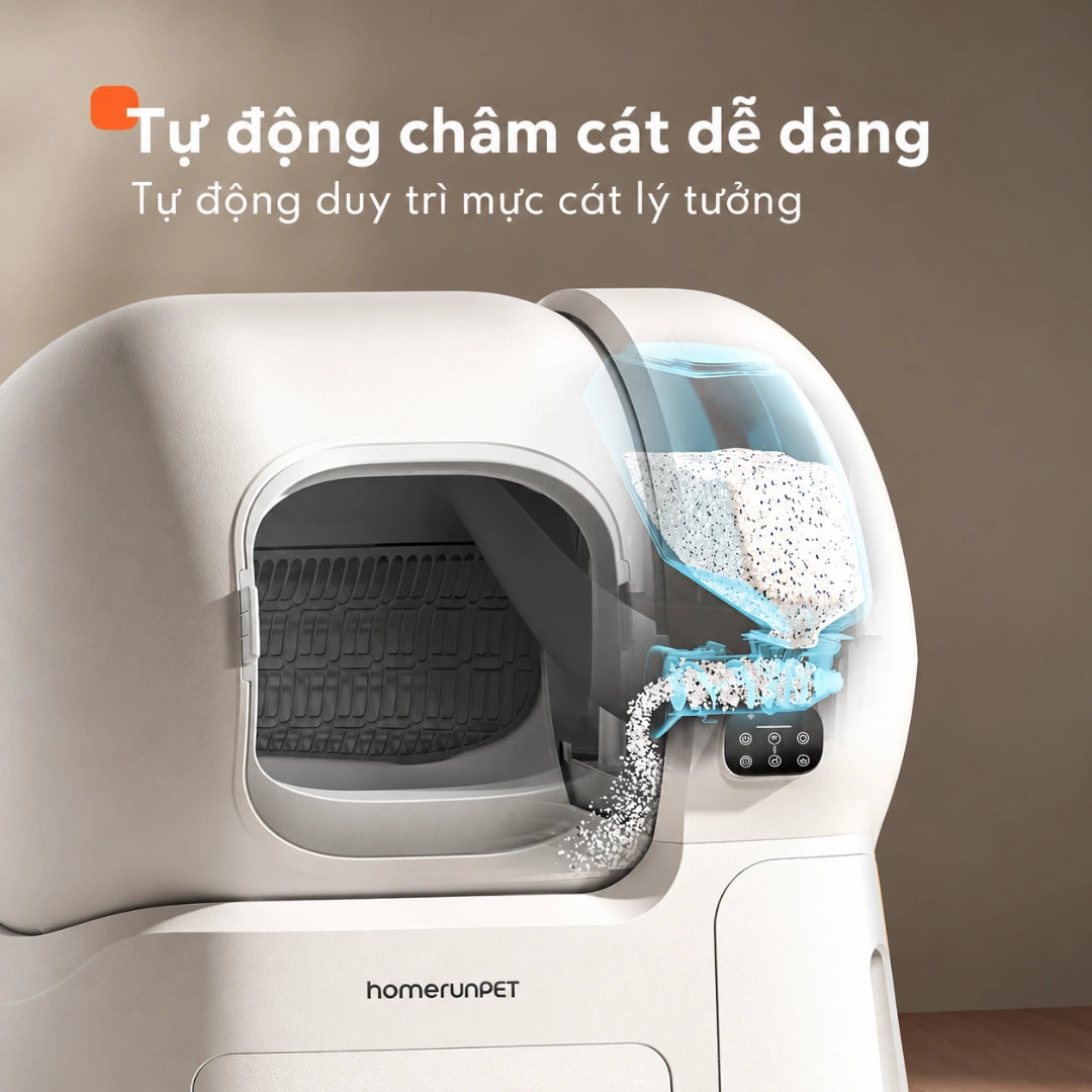 Homerunpet CS106 Automatic Cat Toilet – Automatic Waste Cleaning - Xmart