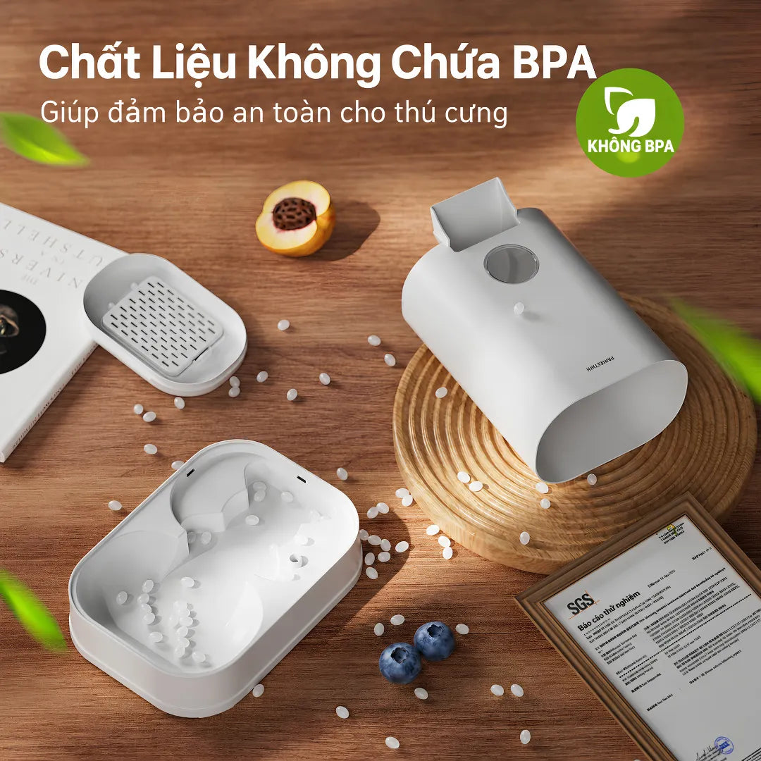 Máy Cho Mèo Ăn Tự Động Pawgether FG100 3.5L Bằng Trọng Lực - Xmart