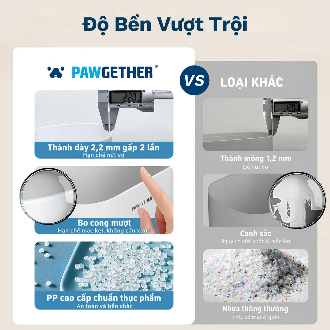Máy Cho Mèo Ăn Tự Động Pawgether FG100 3.5L Bằng Trọng Lực - Xmart