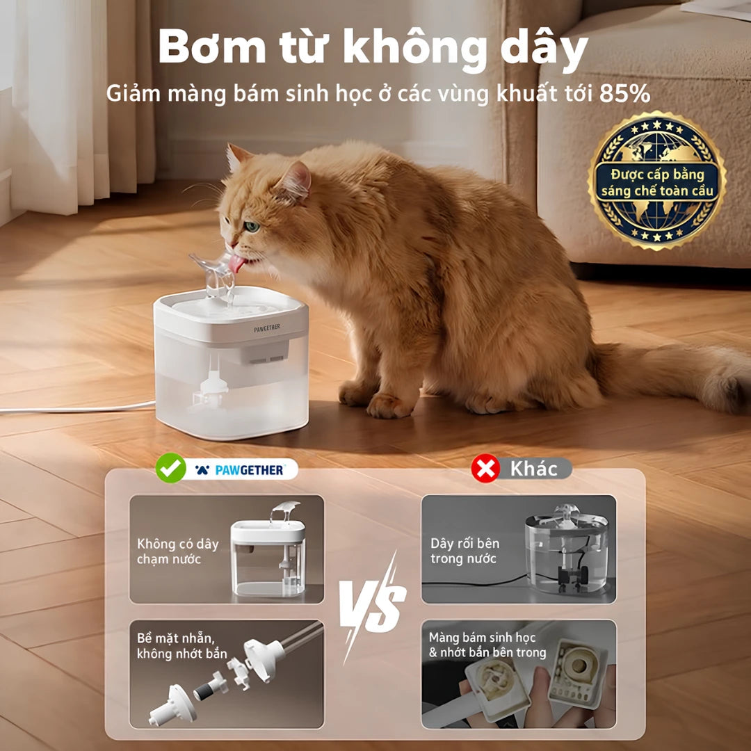 Pawgether P900C 1.5L Automatic Water Fountain for Dogs and Cats - Xmart